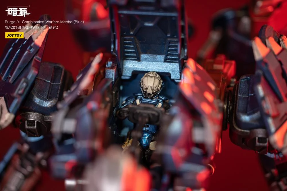 Dark Source Purge 01 Combination Warfare Mecha (Blue Ver.) 1/25 Scale Figure - Image 12