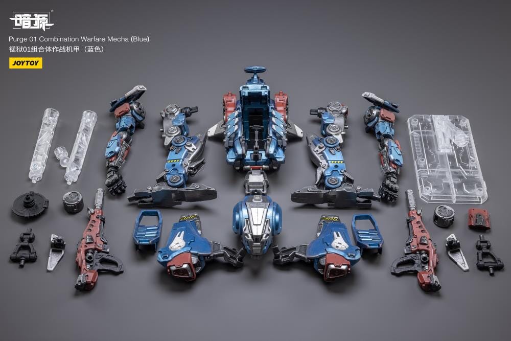 Dark Source Purge 01 Combination Warfare Mecha (Blue Ver.) 1/25 Scale Figure - Image 13