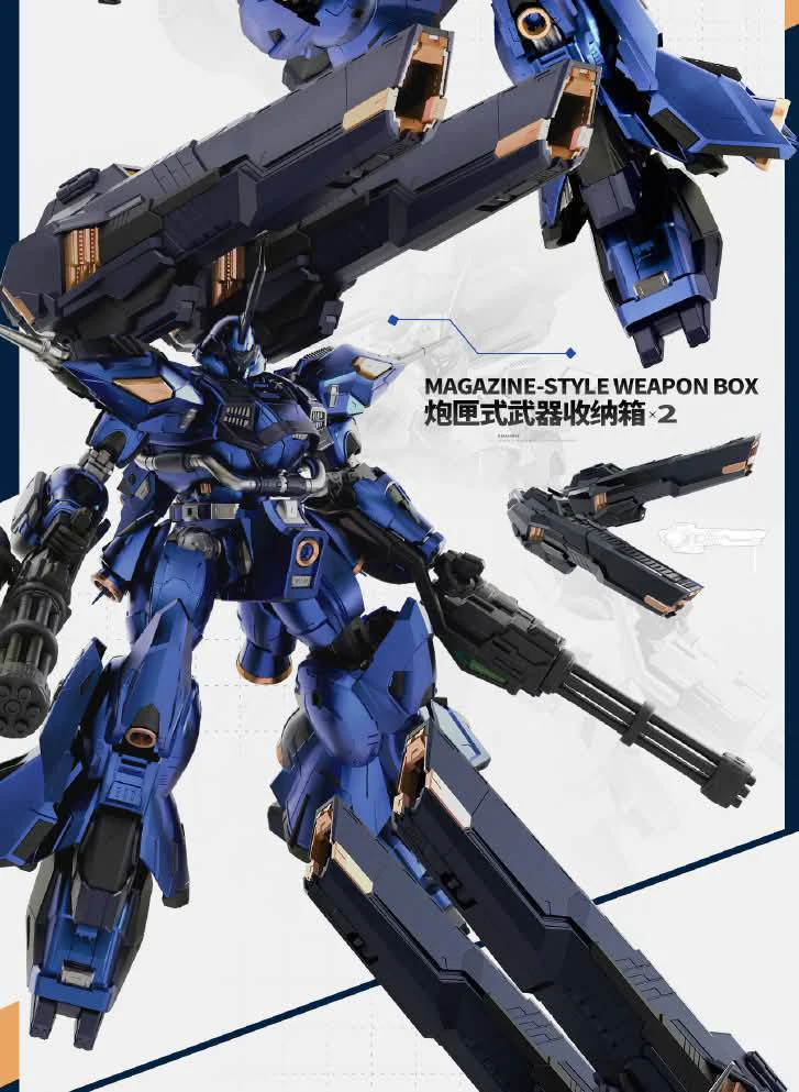 Dark Wave 1/100 Scale Metal Frame Model Kit - Image 10