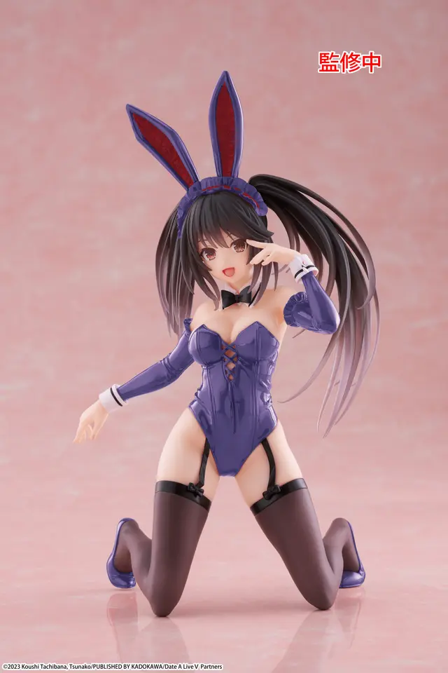 Date A Live V Desktop Cute Kurumi Tokisaki (Bunny Ver.) Figure (Renewal Edition) - Image 6