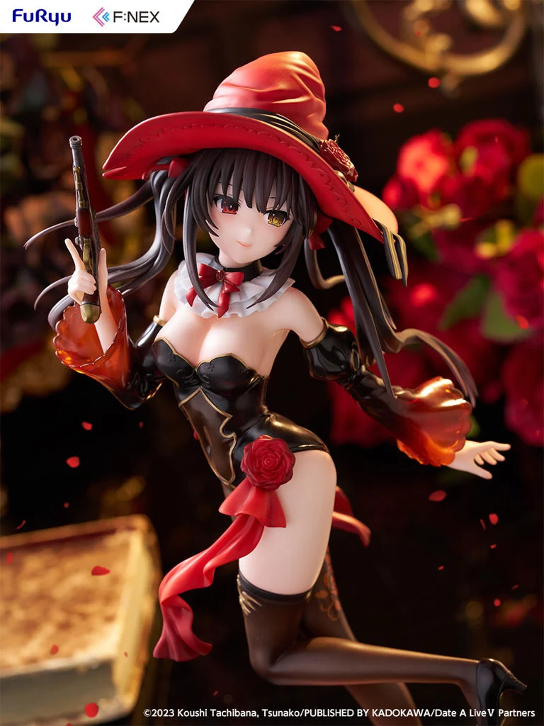 Date A Live V F Nex Kurumi Tokisaki (Witch Style Ver.) 1/7 Scale Figure - Image 6