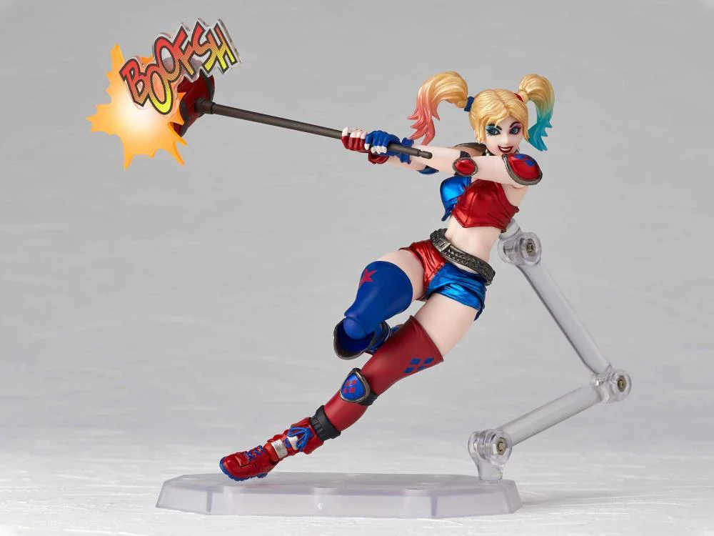 DC Comics Amazing Yamaguchi Revoltech No.015EX Harley Quinn (New Color Ver.) - Image 6