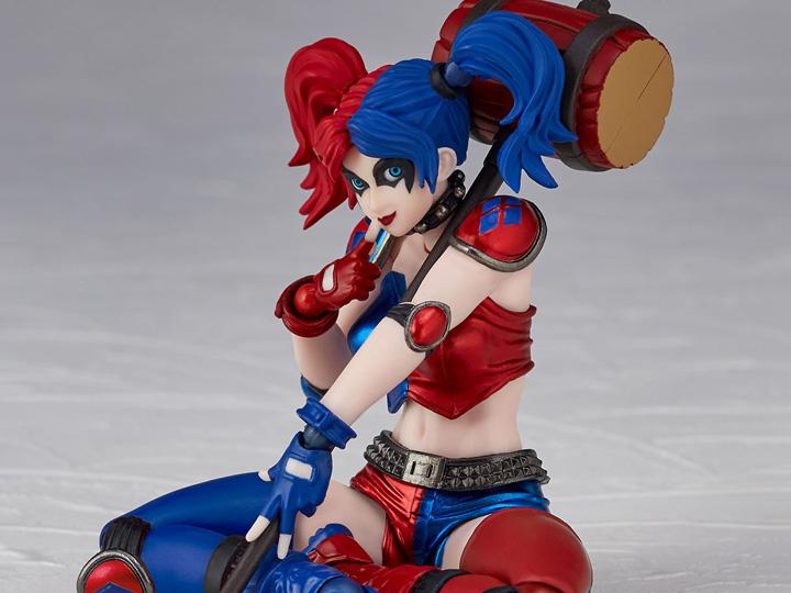 DC Comics Amazing Yamaguchi Revoltech No.015EX-2 Harley Quinn (Red x Blue Twintail Ver.) Exclusive