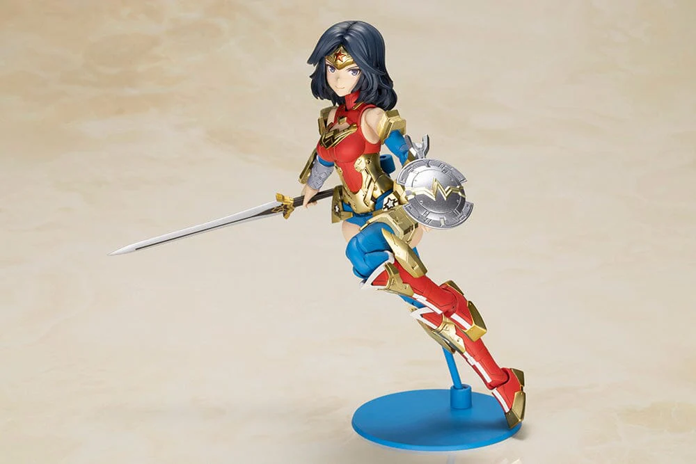 DC Comics Cross Frame Girl Wonder Woman (Another Color Humikane Shimada Ver.) Model Kit - Image 10