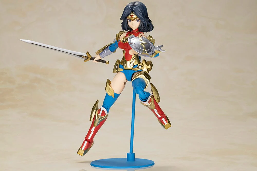 DC Comics Cross Frame Girl Wonder Woman (Another Color Humikane Shimada Ver.) Model Kit - Image 11