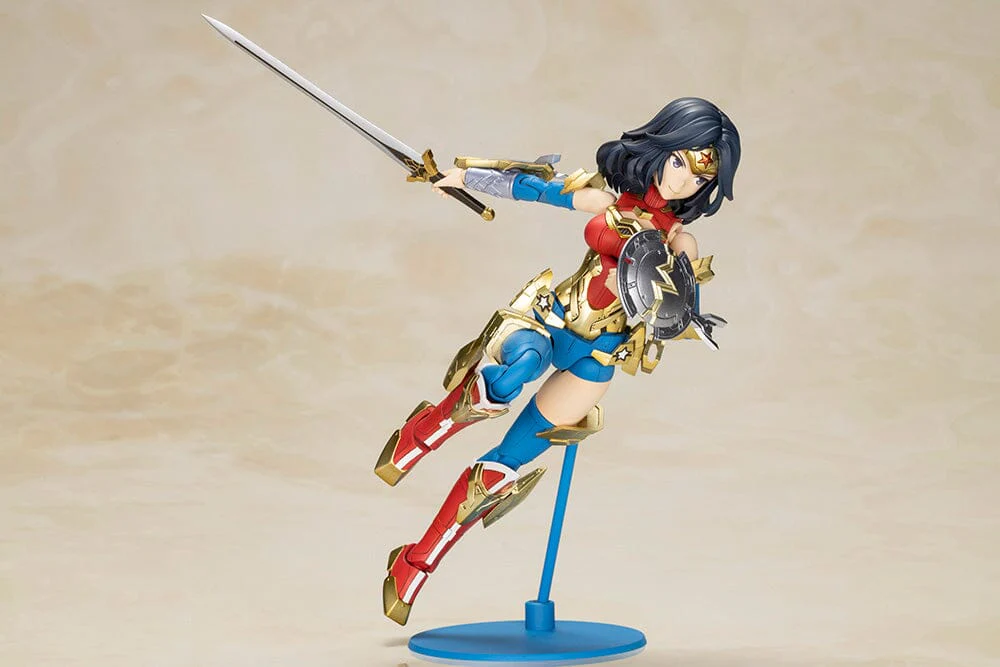 DC Comics Cross Frame Girl Wonder Woman (Another Color Humikane Shimada Ver.) Model Kit - Image 4