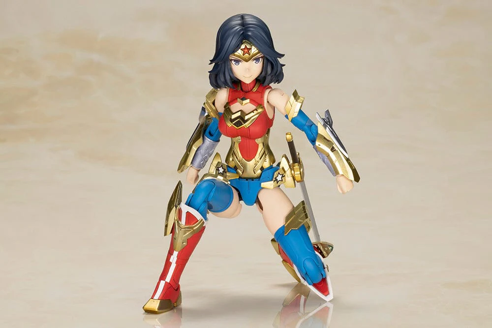 DC Comics Cross Frame Girl Wonder Woman (Another Color Humikane Shimada Ver.) Model Kit - Image 9