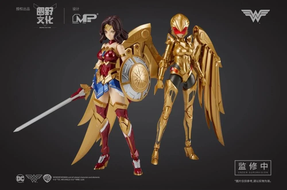 DC Comics DC-01 Wonder Woman (Classic Battle Suit & Golden Eagle Armor) 1/10 Scale Model Kit - Image 2