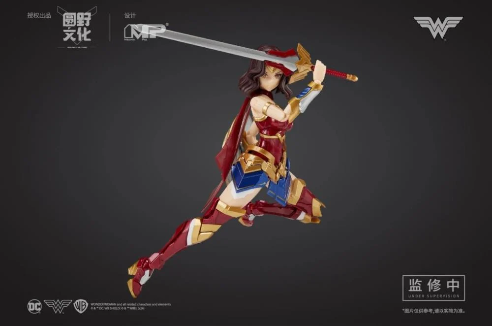 DC Comics DC-01 Wonder Woman (Classic Battle Suit & Golden Eagle Armor) 1/10 Scale Model Kit - Image 9