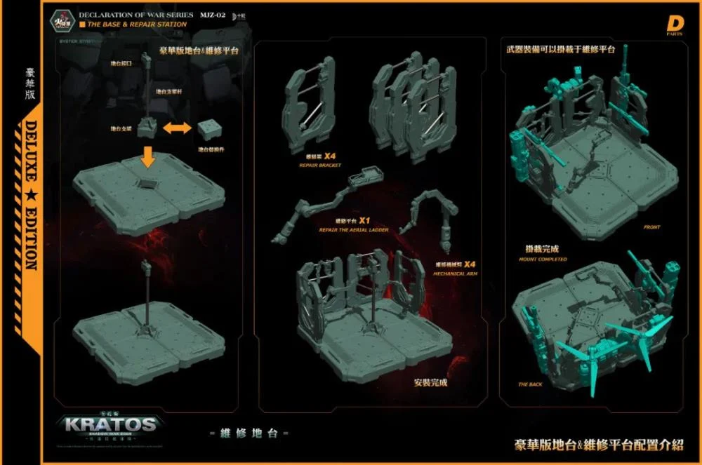 Declaration of War MJZ-02 Shadow War Zone (Deluxe Ver.) 1/100 Scale Action Figure - Image 17