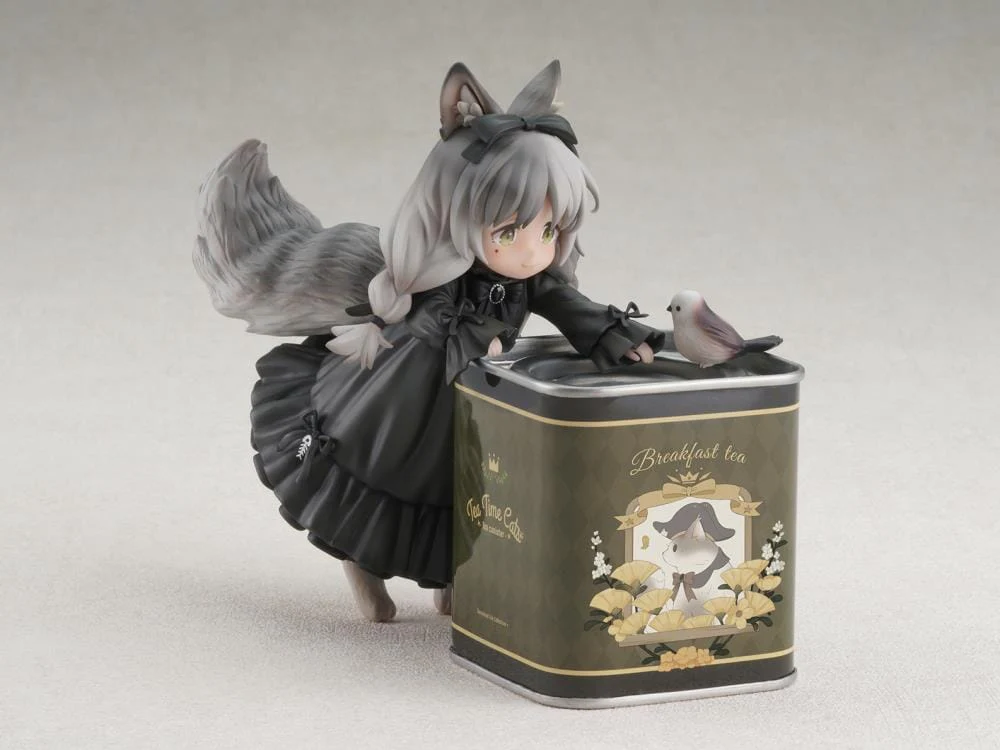 Decorated Life Collection Tea Time Cats Vol. 1 Pastoral Cat Figure & Tea Canister - Image 2
