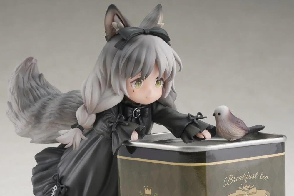 Decorated Life Collection Tea Time Cats Vol. 1 Pastoral Cat Figure & Tea Canister - Image 4
