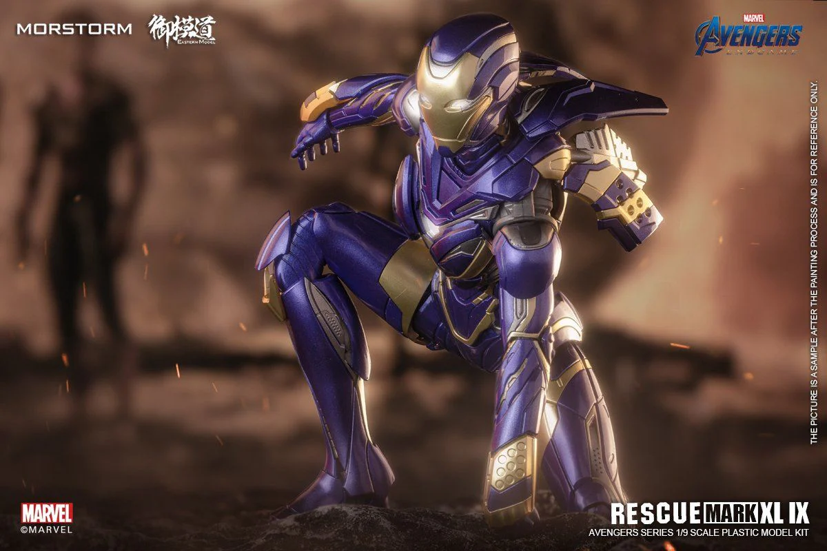 Avengers Endgame Rescue Mark 49 (Deluxe Ver.) 1/9 Scale Model Kit - Image 12