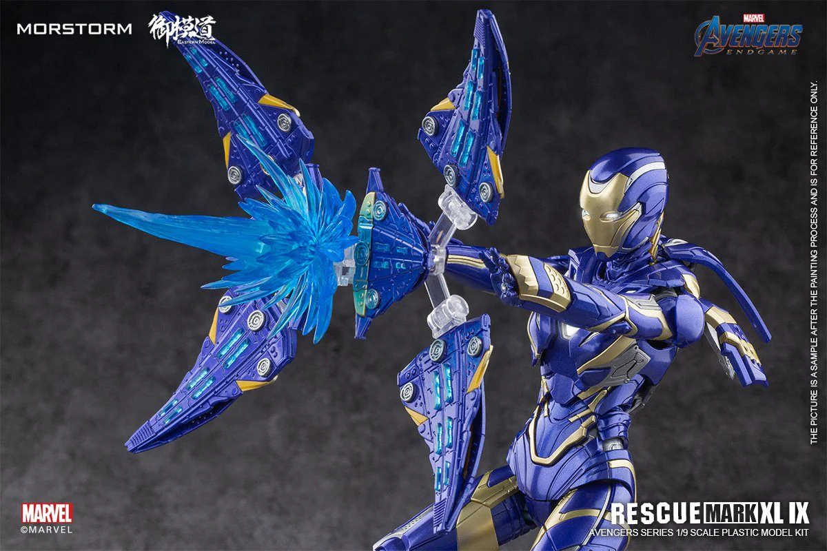 Avengers Endgame Rescue Mark 49 (Deluxe Ver.) 1/9 Scale Model Kit - Image 4