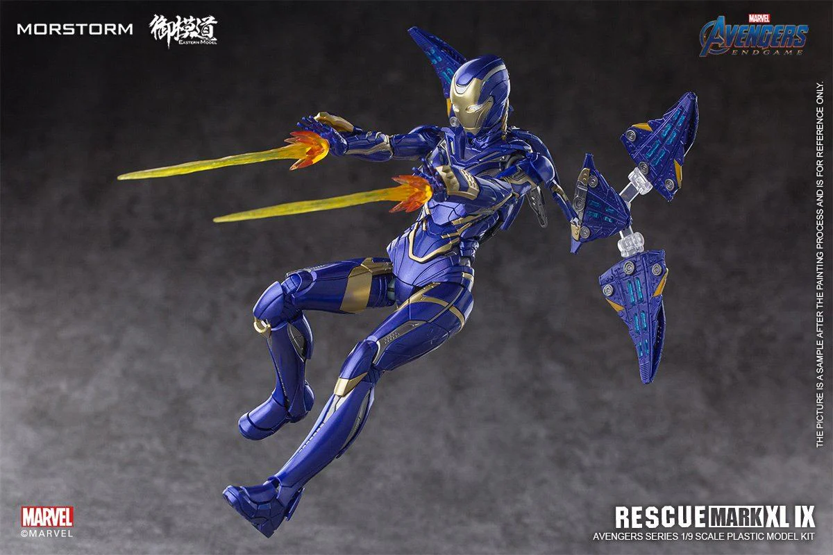 Avengers Endgame Rescue Mark 49 (Deluxe Ver.) 1/9 Scale Model Kit - Image 6