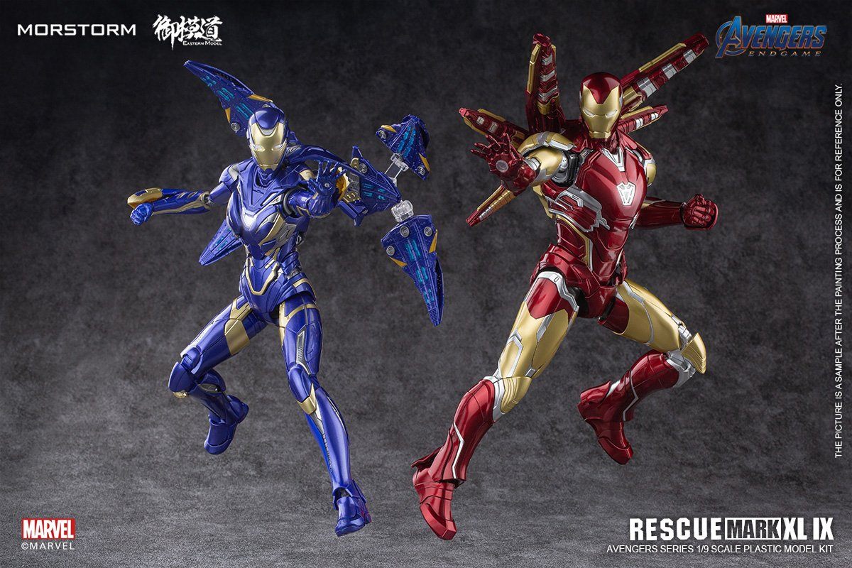 Avengers Endgame Rescue Mark 49 (Deluxe Ver.) 1/9 Scale Model Kit - Image 8