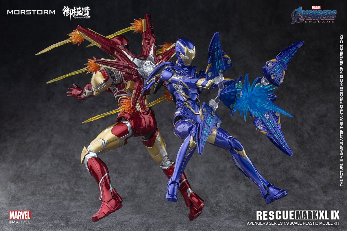 Avengers Endgame Rescue Mark 49 (Deluxe Ver.) 1/9 Scale Model Kit - Image 9