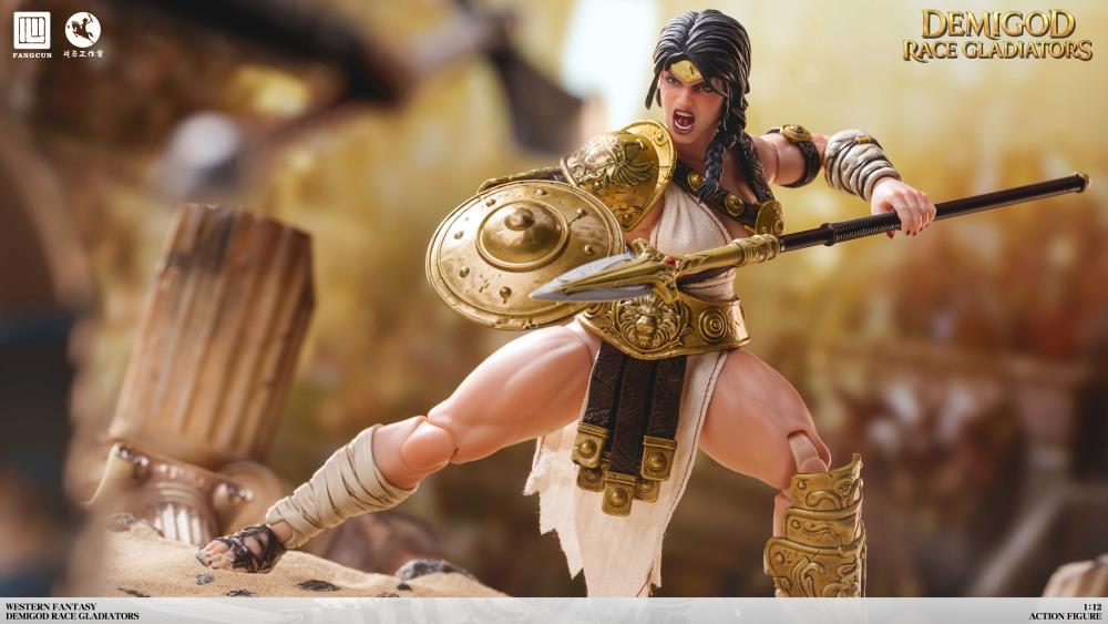DEMIGOD Race Gladiators Divine Realm War Hero Series Akilias 1/12 Scale Action Figure (With Bonus) - Image 11