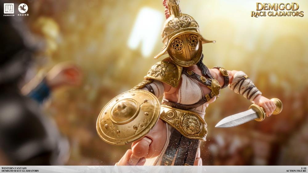 DEMIGOD Race Gladiators Divine Realm War Hero Series Akilias 1/12 Scale Action Figure (With Bonus) - Image 14