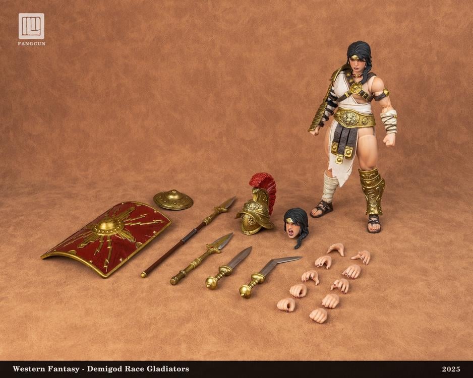 DEMIGOD Race Gladiators Divine Realm War Hero Series Akilias 1/12 Scale Action Figure (With Bonus) - Image 21