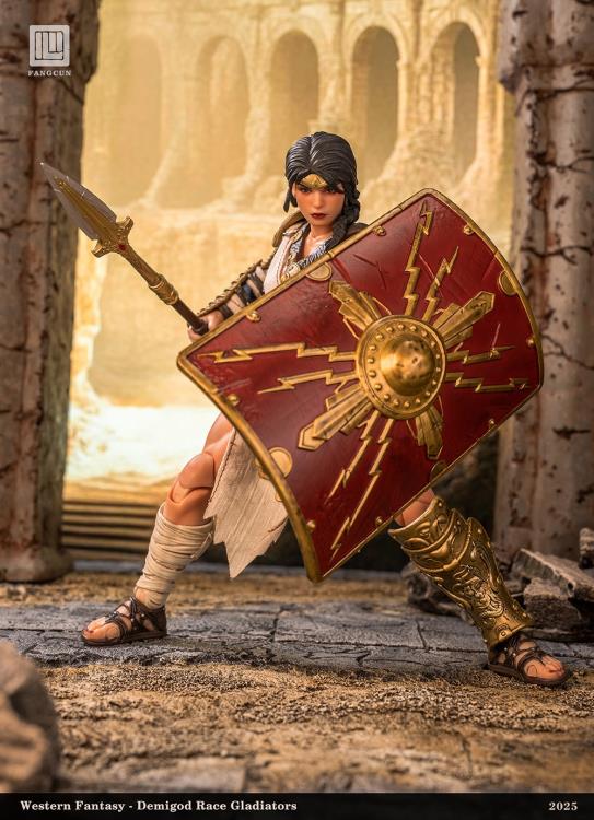 DEMIGOD Race Gladiators Divine Realm War Hero Series Akilias 1/12 Scale Action Figure (With Bonus) - Image 5
