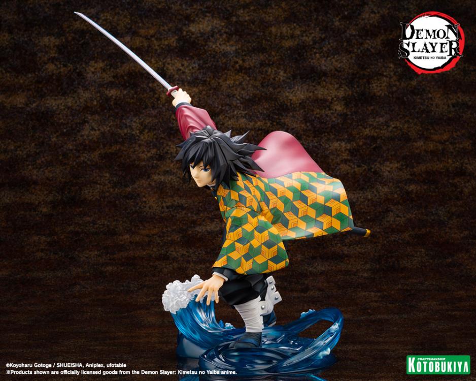 Demon Slayer Kimetsu no Yaiba ArtFX J Giyu Tomioka 1/8 Scale Figure - Image 3