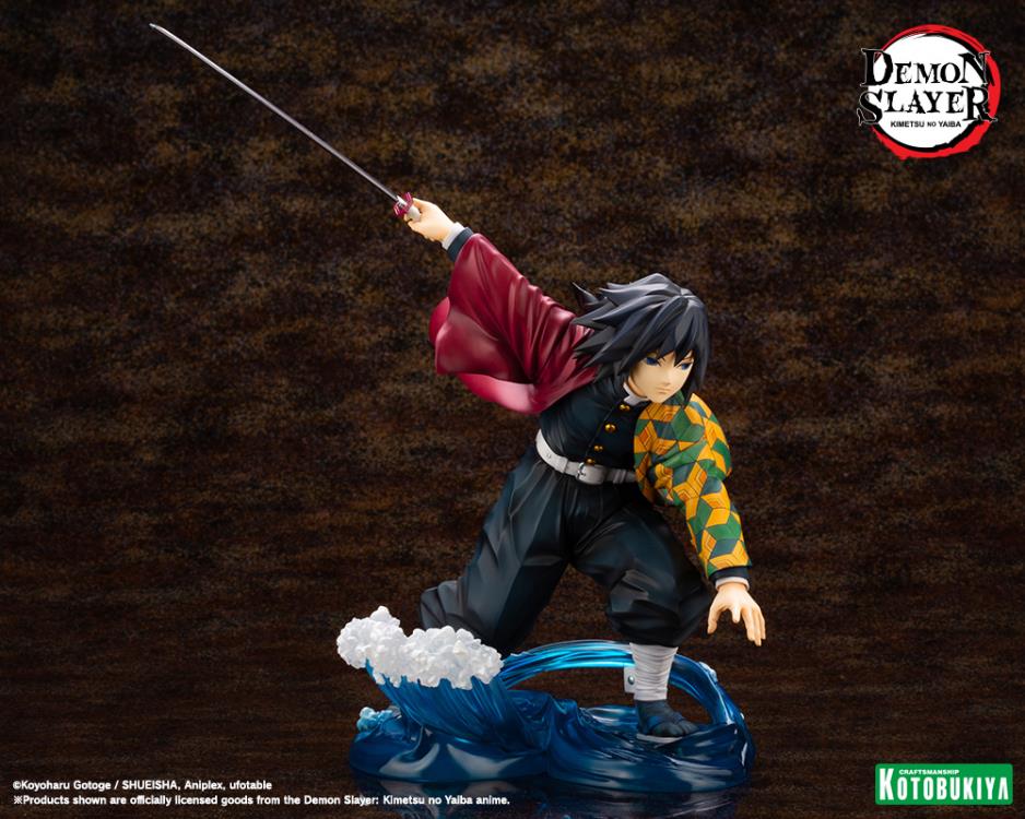 Demon Slayer Kimetsu no Yaiba ArtFX J Giyu Tomioka 1/8 Scale Figure - Image 9