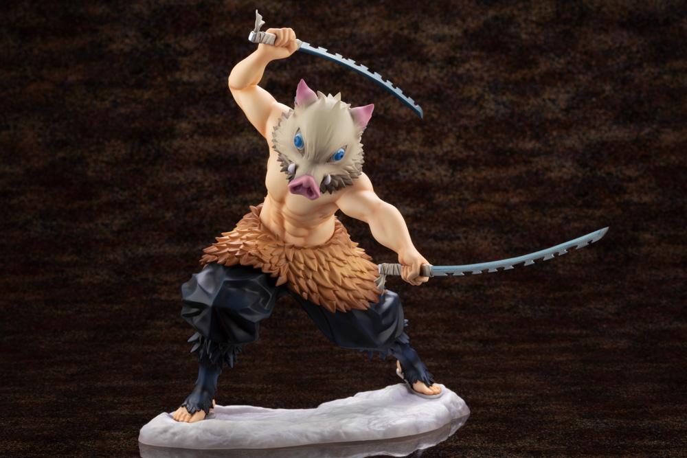 Demon Slayer: Kimetsu no Yaiba ArtFX J Inosuke Hashibira Statue - Image 3