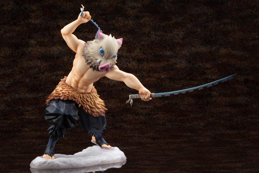 Demon Slayer: Kimetsu no Yaiba ArtFX J Inosuke Hashibira Statue - Image 4