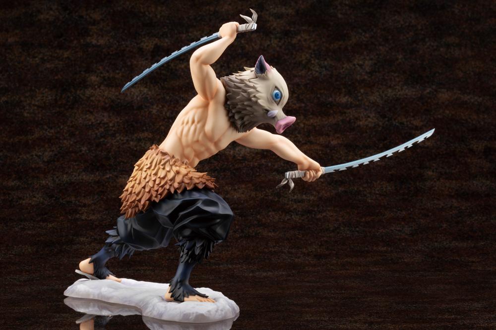 Demon Slayer: Kimetsu no Yaiba ArtFX J Inosuke Hashibira Statue - Image 5