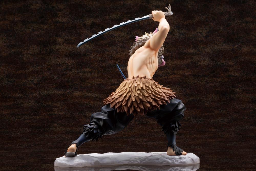 Demon Slayer: Kimetsu no Yaiba ArtFX J Inosuke Hashibira Statue - Image 6
