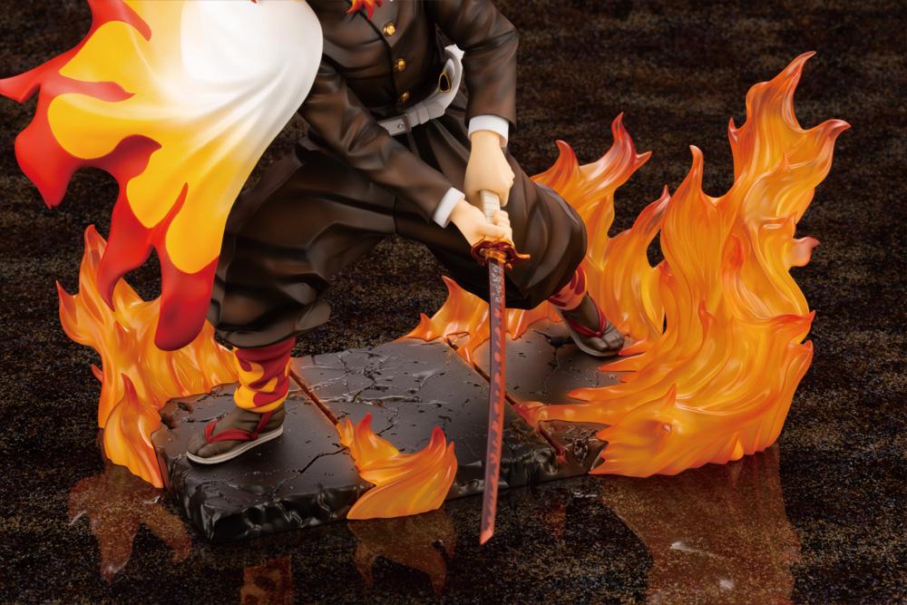 Demon Slayer: Kimetsu no Yaiba ArtFX J Kyoujurou Rengoku (Purgatory Anjuro) Statue - Image 10
