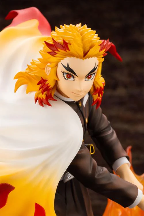 Demon Slayer: Kimetsu no Yaiba ArtFX J Kyoujurou Rengoku (Purgatory Anjuro) Statue - Image 11