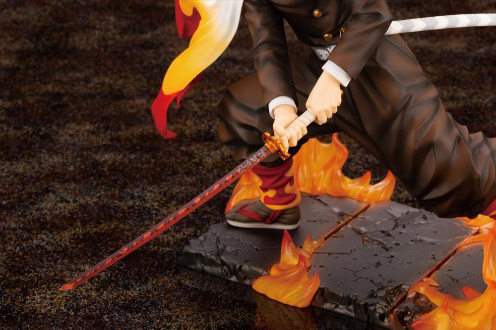 Demon Slayer: Kimetsu no Yaiba ArtFX J Kyoujurou Rengoku (Purgatory Anjuro) Statue - Image 12