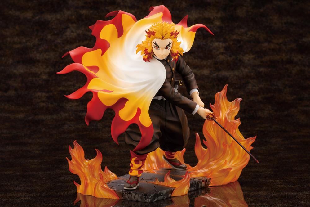 Demon Slayer: Kimetsu no Yaiba ArtFX J Kyoujurou Rengoku (Purgatory Anjuro) Statue - Image 2