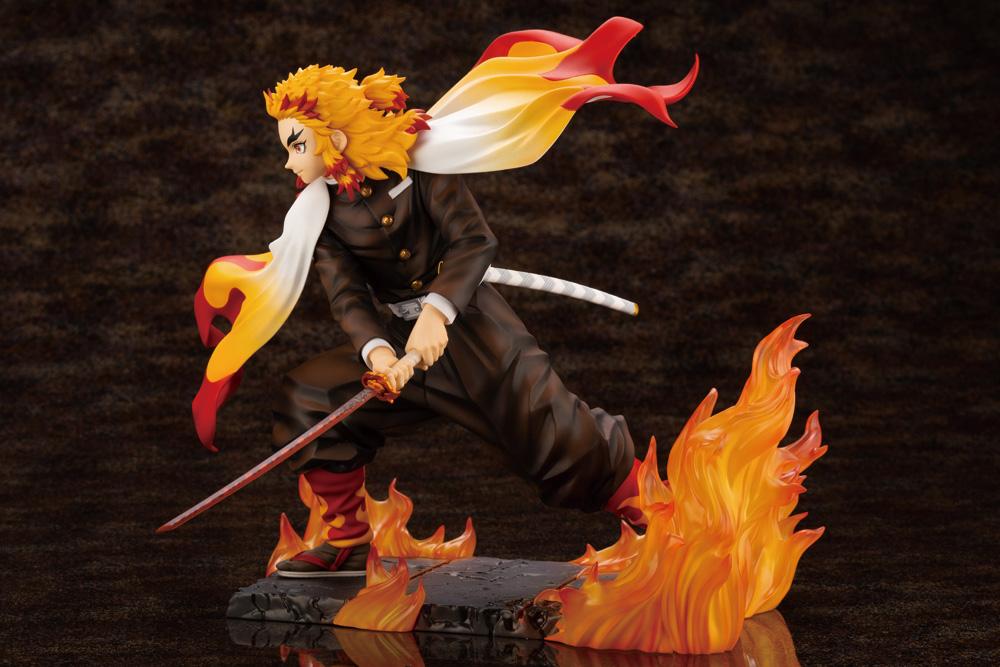 Demon Slayer: Kimetsu no Yaiba ArtFX J Kyoujurou Rengoku (Purgatory Anjuro) Statue - Image 4