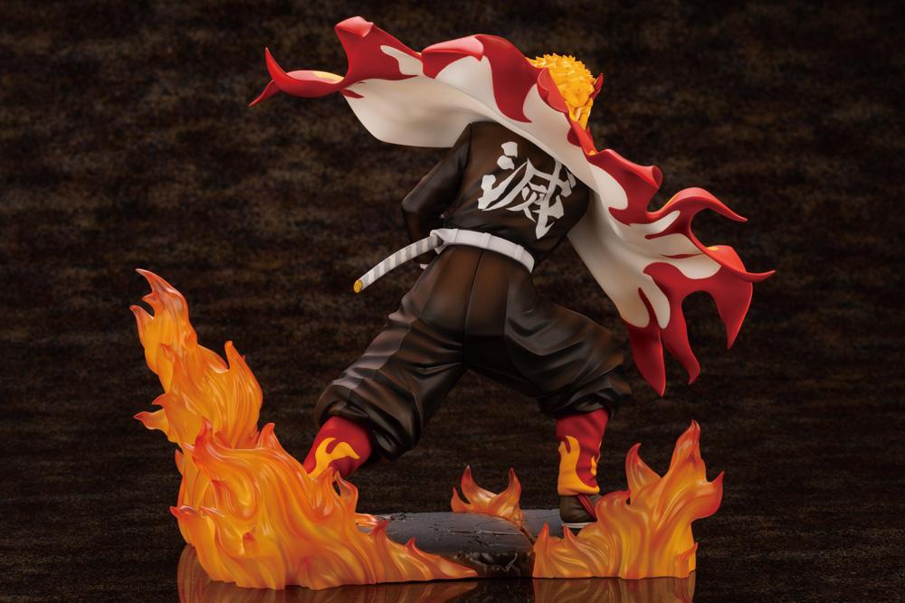 Demon Slayer: Kimetsu no Yaiba ArtFX J Kyoujurou Rengoku (Purgatory Anjuro) Statue - Image 7