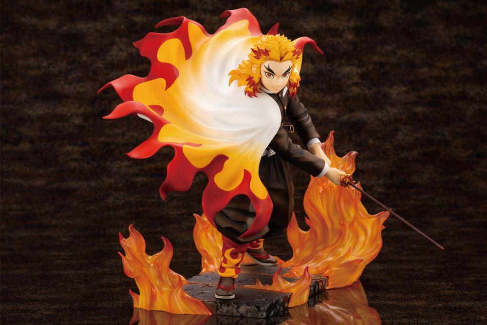Demon Slayer: Kimetsu no Yaiba ArtFX J Kyoujurou Rengoku (Purgatory Anjuro) Statue - Image 8