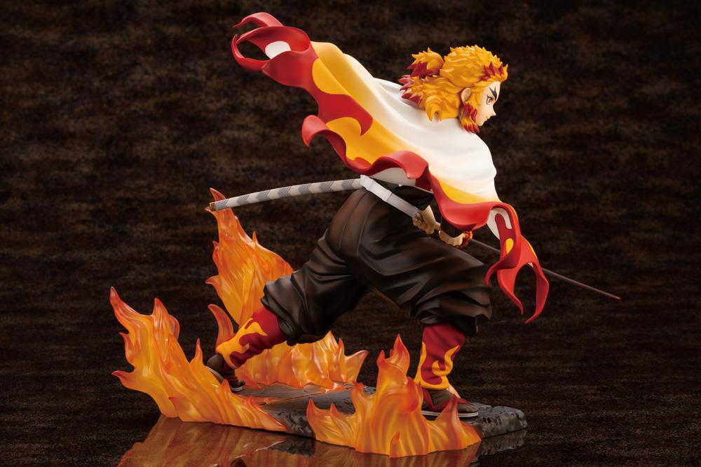 Demon Slayer: Kimetsu no Yaiba ArtFX J Kyoujurou Rengoku (Purgatory Anjuro) Statue - Image 9