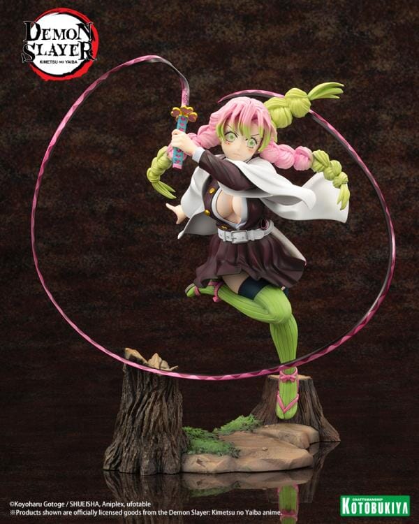 Demon Slayer Kimetsu no Yaiba ArtFX J Mitsuri Kanroji 1/8 Scale Figure - Image 3