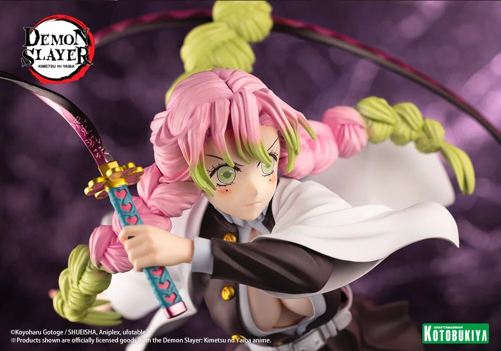 Demon Slayer Kimetsu no Yaiba ArtFX J Mitsuri Kanroji 1/8 Scale Figure - Image 9