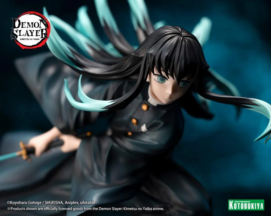 Demon Slayer Kimetsu no Yaiba ArtFX J Muichiro Tokito 1/8 Scale Figure - Image 12