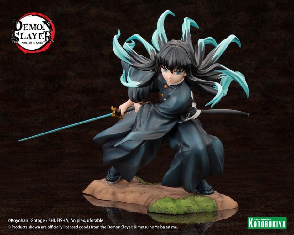 Demon Slayer Kimetsu no Yaiba ArtFX J Muichiro Tokito 1/8 Scale Figure - Image 2