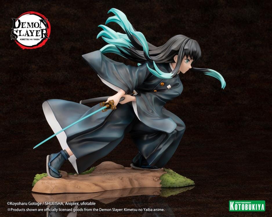 Demon Slayer Kimetsu no Yaiba ArtFX J Muichiro Tokito 1/8 Scale Figure - Image 7