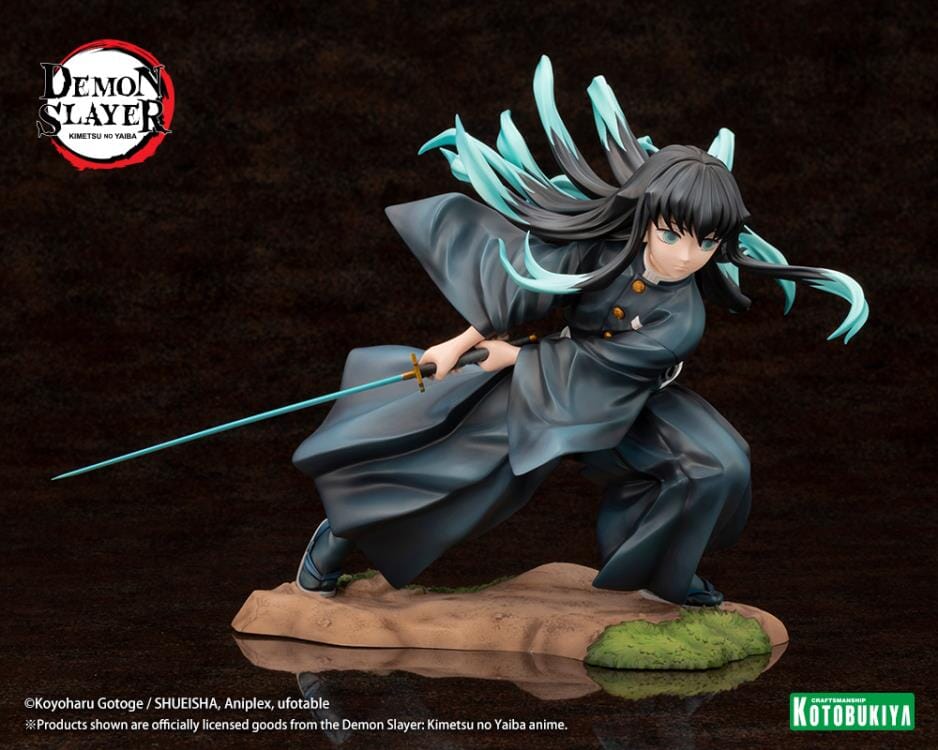 Demon Slayer Kimetsu no Yaiba ArtFX J Muichiro Tokito 1/8 Scale Figure - Image 8