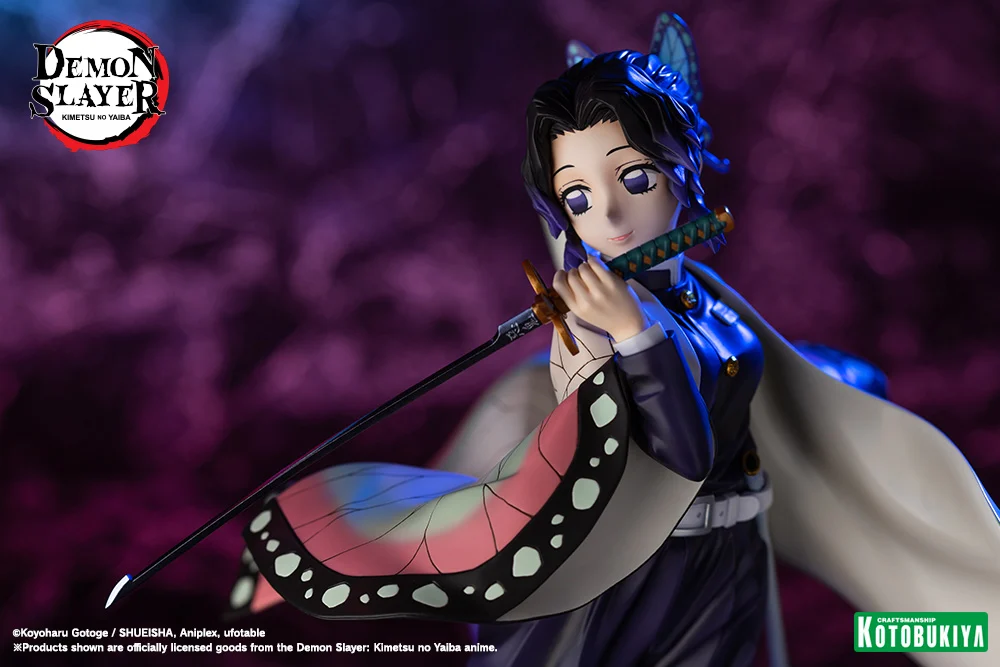 Demon Slayer Kimetsu no Yaiba ArtFX J Shinobu Kocho 1/8 Scale Figure - Image 13