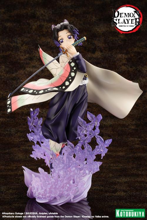 Demon Slayer Kimetsu no Yaiba ArtFX J Shinobu Kocho 1/8 Scale Figure - Image 2
