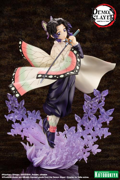 Demon Slayer Kimetsu no Yaiba ArtFX J Shinobu Kocho 1/8 Scale Figure - Image 3