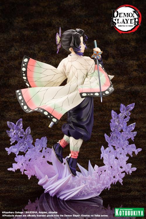 Demon Slayer Kimetsu no Yaiba ArtFX J Shinobu Kocho 1/8 Scale Figure - Image 7