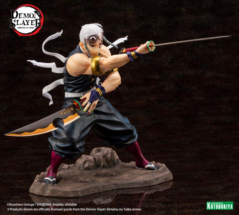 Demon Slayer: Kimetsu No Yaiba ArtFX J Tengen Uzui 1/8 Scale Statue - Image 11